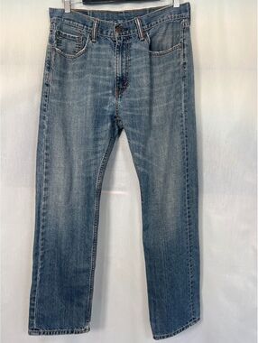Levi's 505 Regular Fit Straight Leg Jeans 33 x 32